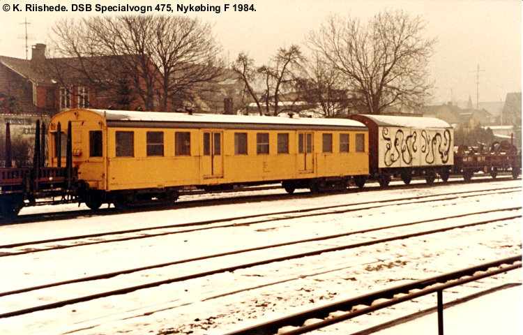 DSB Specialvogn 475<br>Værkstedsvogn for Maskintjenesten