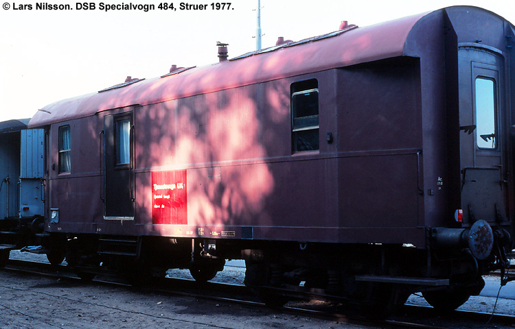 DSB Specialvogn 484<br>Værkstedsvogn for sporværktøjsdepot