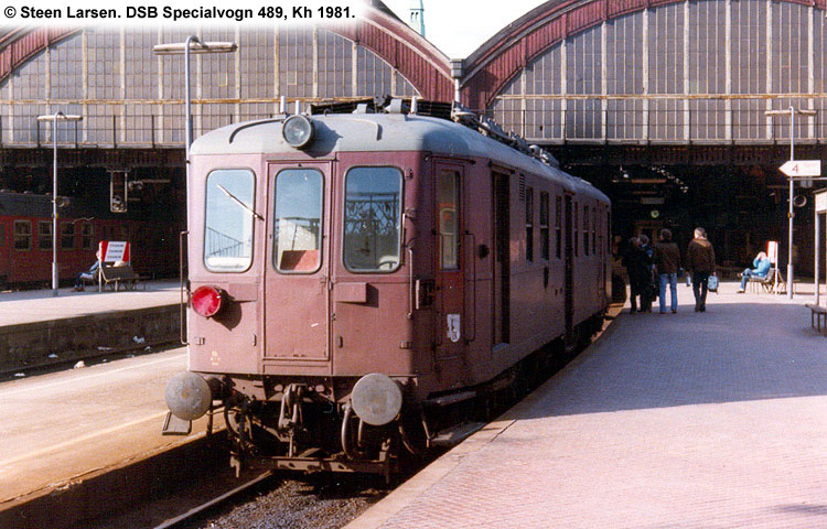 DSB Specialvogn 489<br>Målevogn for Bafd DSB Specialvogn 489<br>Målevogn for Bafd