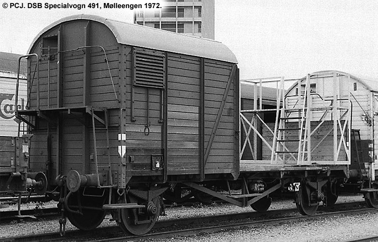 DSB Specialvogn 491<br>Profilmålevogn DSB Specialvogn 491<br>Profilmålevogn