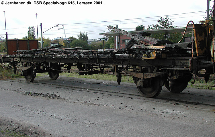 DSB Specialvogn 615<br>Mandskabsvogn for Signalvæsen