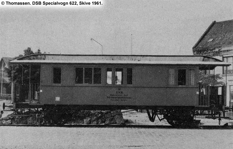 DSB Specialvogn 622<br>Værkstedsvogn for Sikringsanlægskolonne