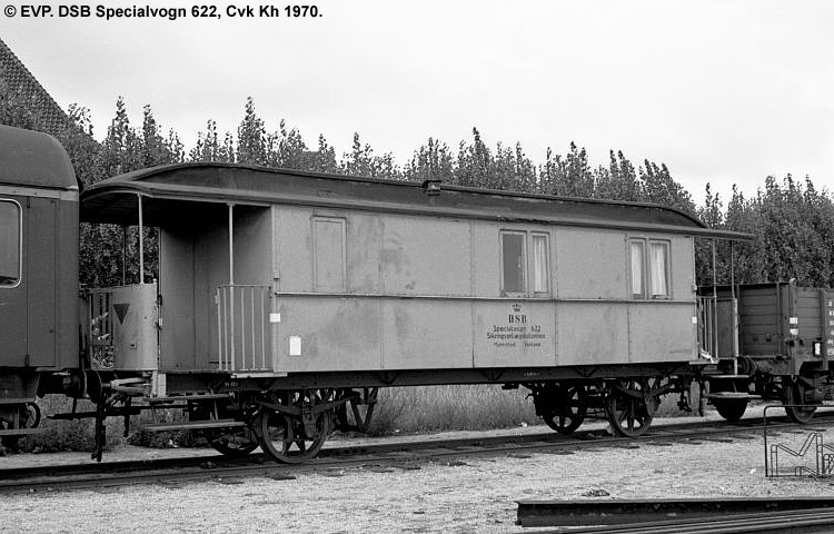 DSB Specialvogn 622<br>Værkstedsvogn for Sikringsanlægskolonne