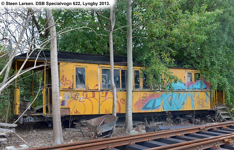 DSB Specialvogn 622<br>Værkstedsvogn for Sikringsanlægskolonne