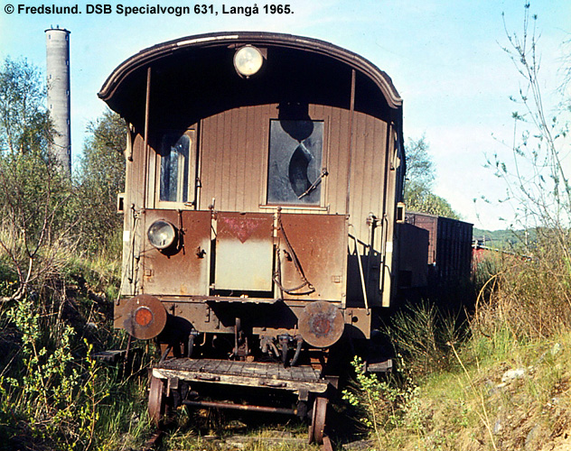 DSB Specialvogn 631<br>Skinneslibevogn