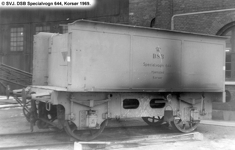 DSB Specialvogn 644<br>Slamvogn DSB Specialvogn 644<br>Slamvogn