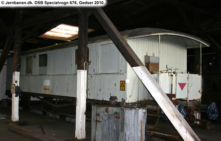 DSB Specialvogn 676<br>Svejsevogn DSB Specialvogn 676<br>Svejsevogn