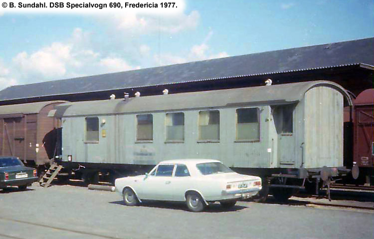 DSB Specialvogn 690<br>Svejsevogn DSB Specialvogn 690<br>Svejsevogn