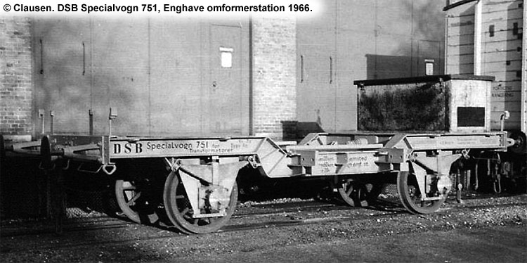 DSB Specialvogn 751<br>Transformatorvogn DSB Specialvogn 751<br>Transformatorvogn