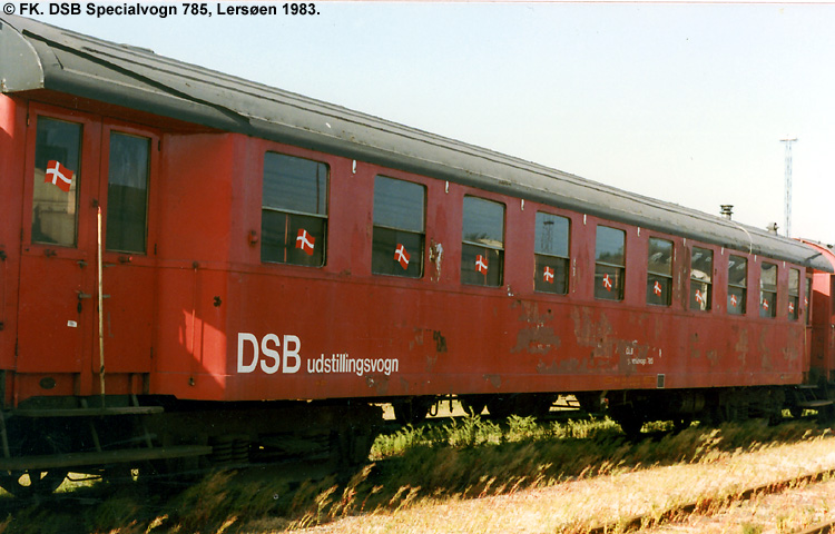 DSB Specialvogn 785<br>Udstillingsvogn