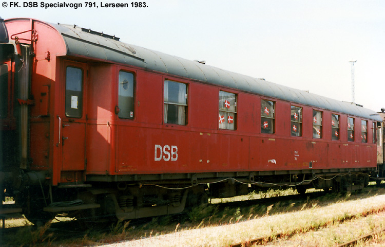 DSB Specialvogn 791<br>Udstillingsvogn