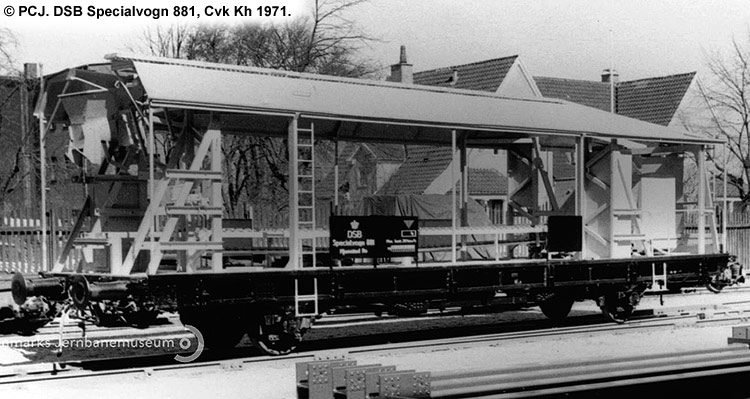 DSB Specialvogn 881<br>Båndtransportør DSB Specialvogn 881<br>Båndtransportør