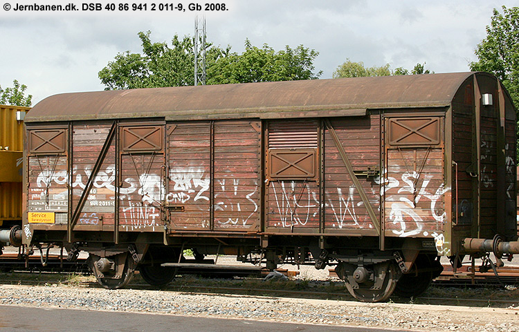 DSB Tjenestevogn 40 86 941 2 011-9