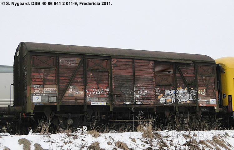 DSB Tjenestevogn 40 86 941 2 011-9