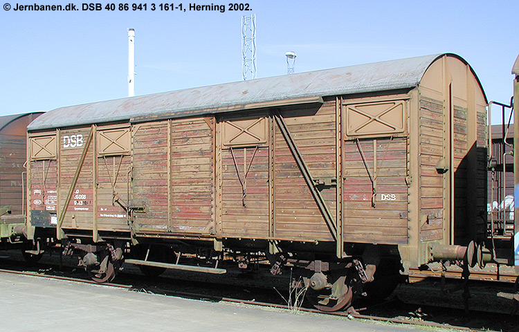 DSB Tjenestevogn 40 86 941 3 161-1 DSB Tjenestevogn 40 86 941 3 161-1