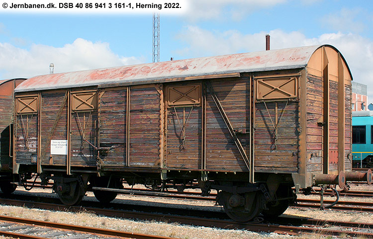 DSB Tjenestevogn 40 86 941 3 161-1 DSB Tjenestevogn 40 86 941 3 161-1