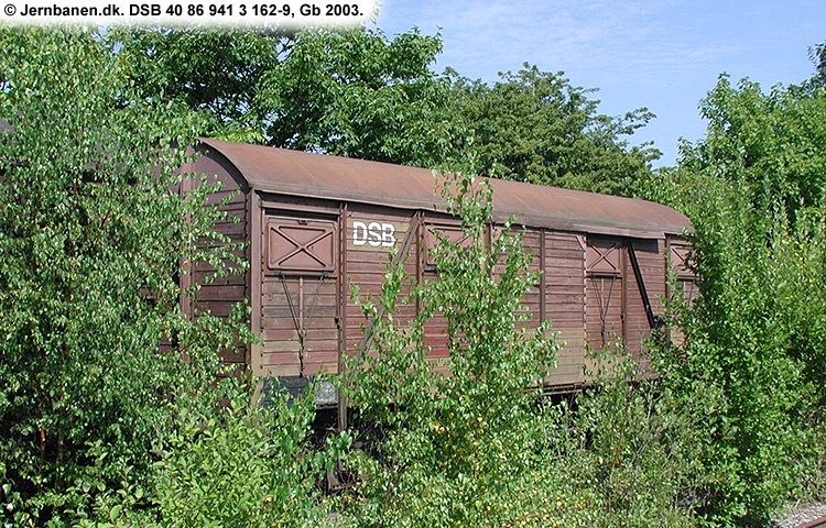 DSB Tjenestevogn 40 86 941 3 162-9