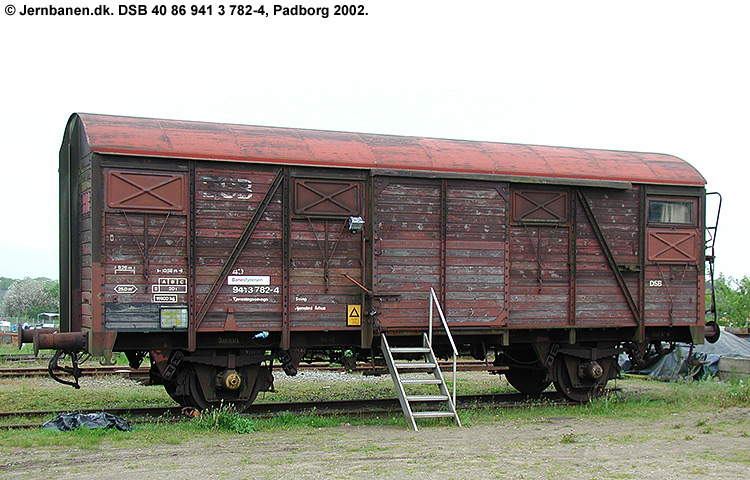DSB Tjenestevogn 40 86 941 3 782-4 DSB Tjenestevogn 40 86 941 3 782-4
