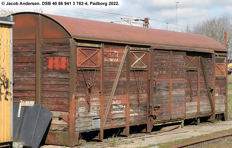 DSB Tjenestevogn 40 86 941 3 782-4 DSB Tjenestevogn 40 86 941 3 782-4