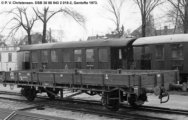 DSB Tjenestevogn 30 86 943 2 018-2 DSB Tjenestevogn 30 86 943 2 018-2
