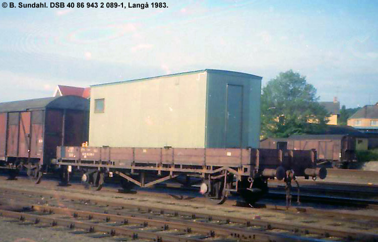 DSB Tjenestevogn 30 86 943 2 089-3 DSB Tjenestevogn 30 86 943 2 089-3