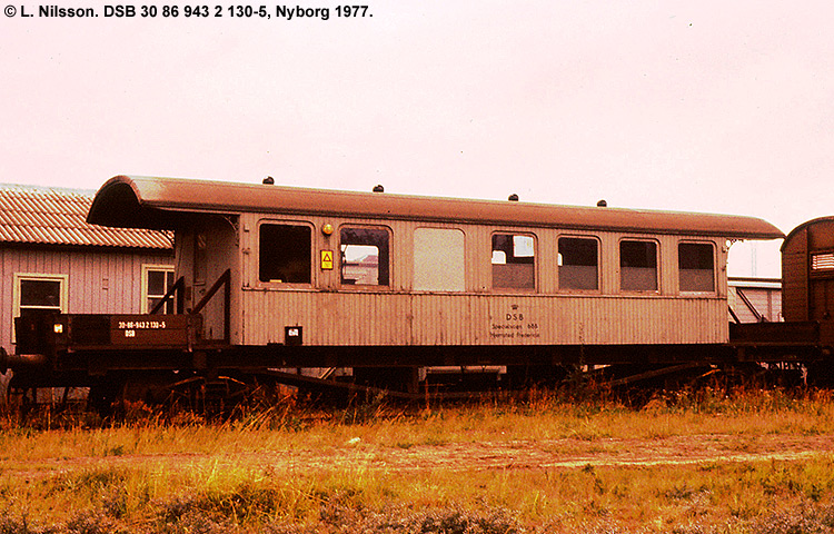 DSB Tjenestevogn 30 86 943 2 130-5