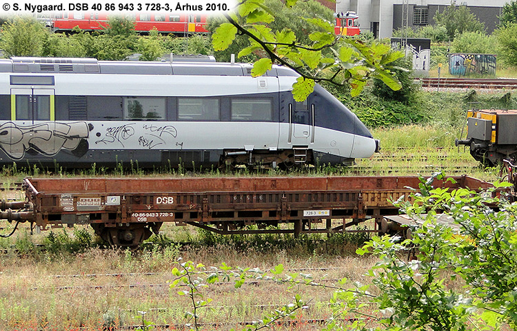 DSB Tjenestevogn 40 86 943 3 728-3 DSB Tjenestevogn 40 86 943 3 728-3
