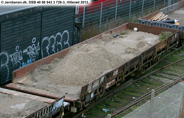 DSB Tjenestevogn 40 86 943 3 728-3 DSB Tjenestevogn 40 86 943 3 728-3