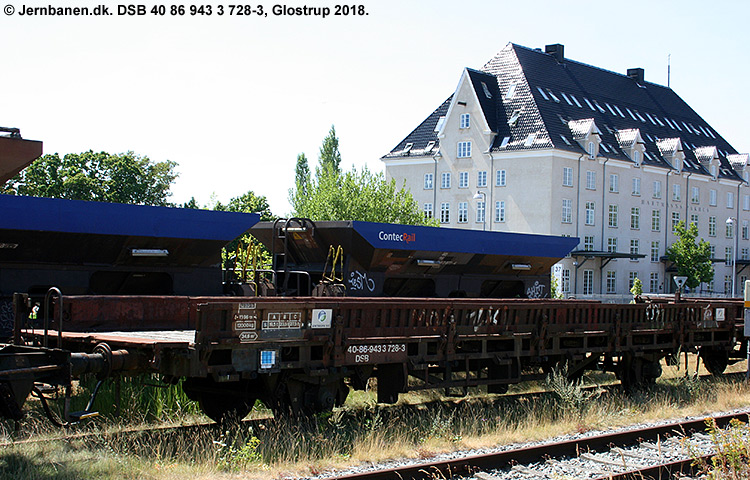 DSB Tjenestevogn 40 86 943 3 728-3 DSB Tjenestevogn 40 86 943 3 728-3