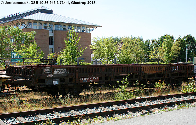 DSB Tjenestevogn 40 86 943 3 734-1 DSB Tjenestevogn 40 86 943 3 734-1