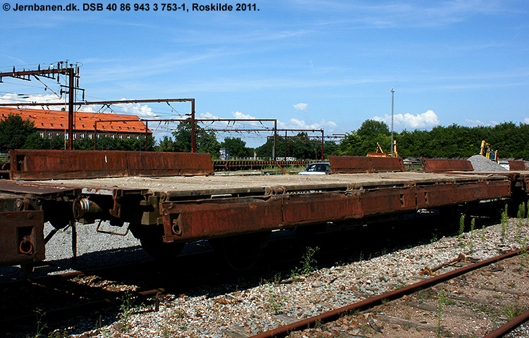 DSB Tjenestevogn 40 86 943 3 753-1 DSB Tjenestevogn 40 86 943 3 753-1