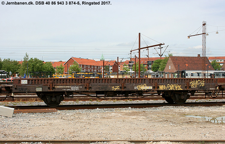 DSB Tjenestevogn 40 86 943 3 874-5 DSB Tjenestevogn 40 86 943 3 874-5