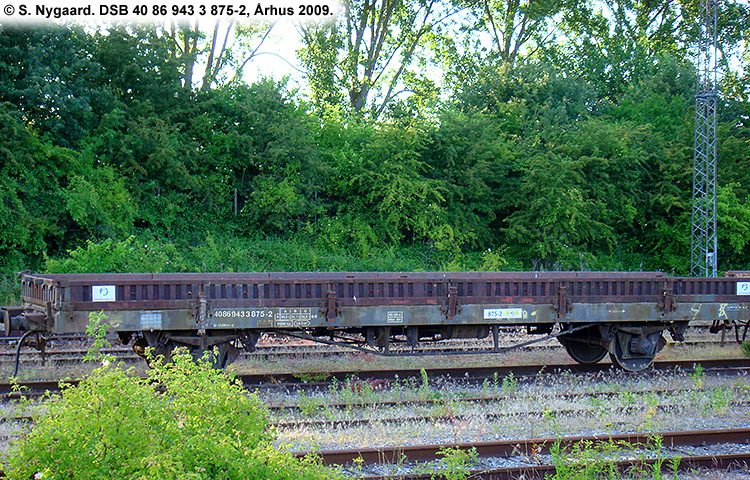 DSB Tjenestevogn 40 86 943 3 875-2 DSB Tjenestevogn 40 86 943 3 875-2