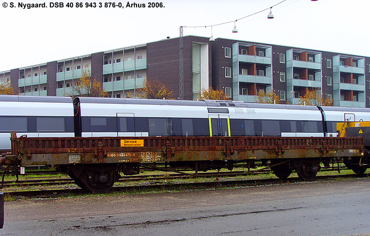 DSB Tjenestevogn 40 86 943 3 876-0 DSB Tjenestevogn 40 86 943 3 876-0