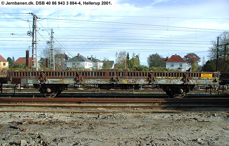 DSB Tjenestevogn 40 86 943 3 884-4 DSB Tjenestevogn 40 86 943 3 884-4