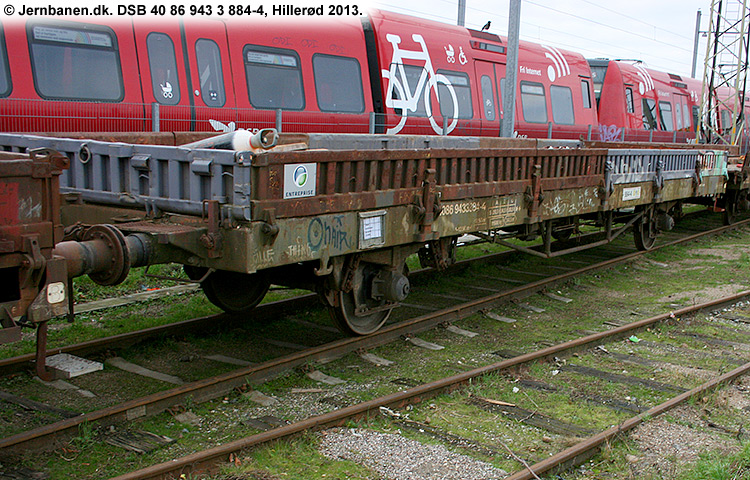 DSB Tjenestevogn 40 86 943 3 884-4 DSB Tjenestevogn 40 86 943 3 884-4