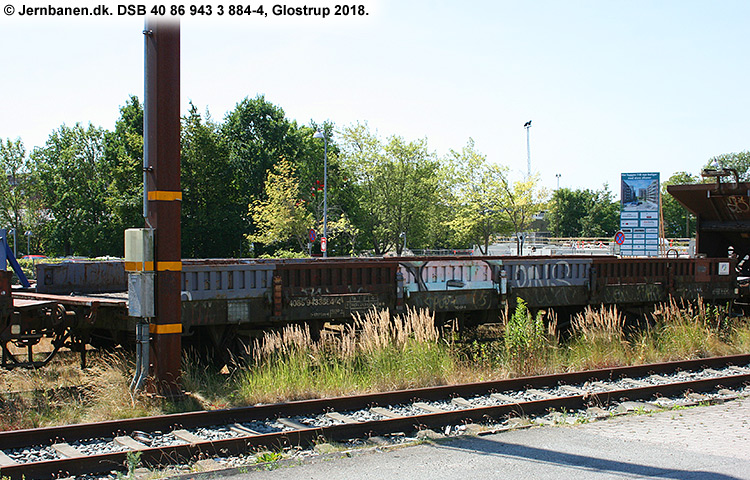 DSB Tjenestevogn 40 86 943 3 884-4 DSB Tjenestevogn 40 86 943 3 884-4