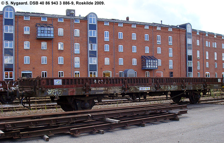 DSB Tjenestevogn 40 86 943 3 886-9 DSB Tjenestevogn 40 86 943 3 886-9