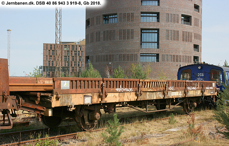 DSB Tjenestevogn 40 86 943 3 919-8 DSB Tjenestevogn 40 86 943 3 919-8