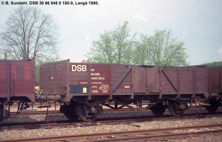 DSB Tjenestevogn 30 86 945 0 150-0