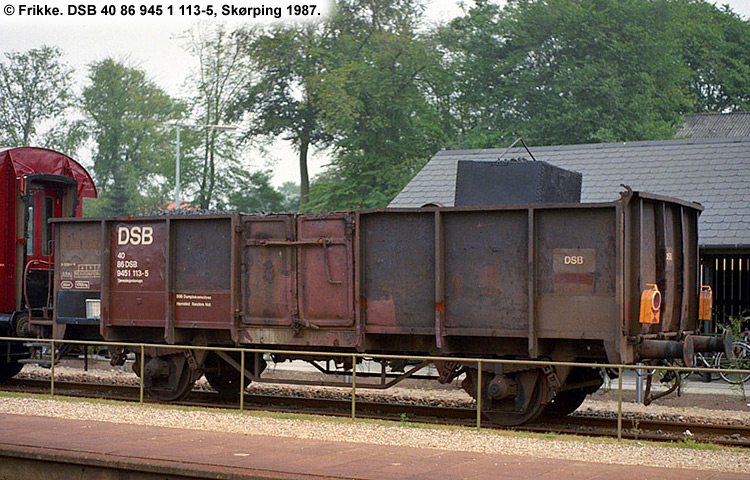 DSB Tjenestevogn 40 86 945 1 113-5