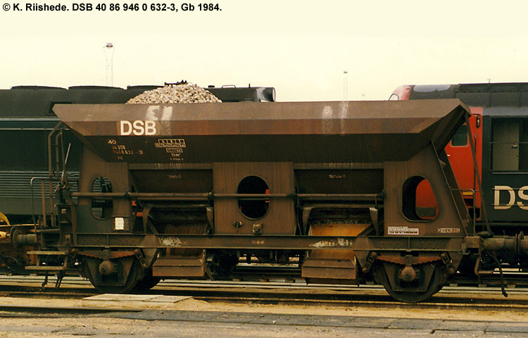DSB Tjenestevogn 30 86 946 0 632-5 DSB Tjenestevogn 30 86 946 0 632-5