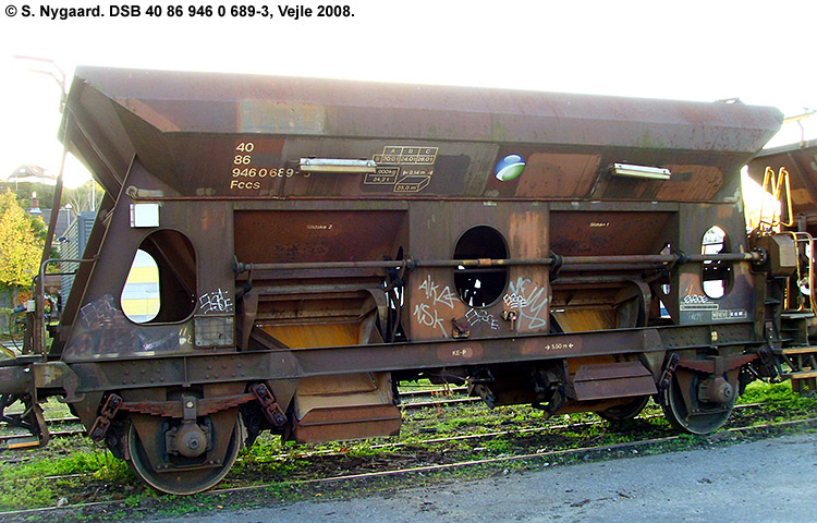DSB Tjenestevogn 30 86 946 0 689-5 DSB Tjenestevogn 30 86 946 0 689-5