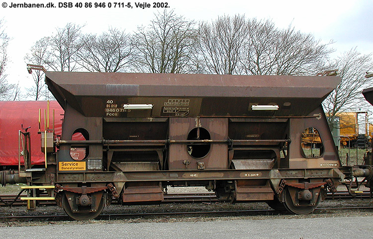 DSB Tjenestevogn 30 86 946 0 711-7 DSB Tjenestevogn 30 86 946 0 711-7