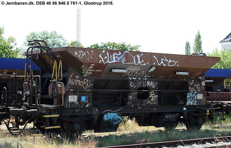 DSB Tjenestevogn 30 86 946 0 751-3 DSB Tjenestevogn 30 86 946 0 751-3