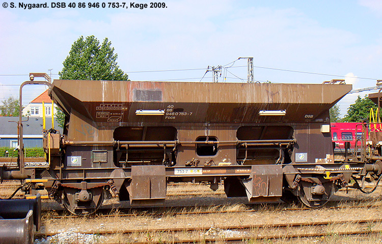 DSB Tjenestevogn 30 86 946 0 753-9 DSB Tjenestevogn 30 86 946 0 753-9