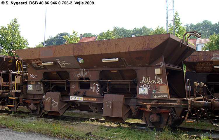 DSB Tjenestevogn 30 86 946 0 755-4 DSB Tjenestevogn 30 86 946 0 755-4