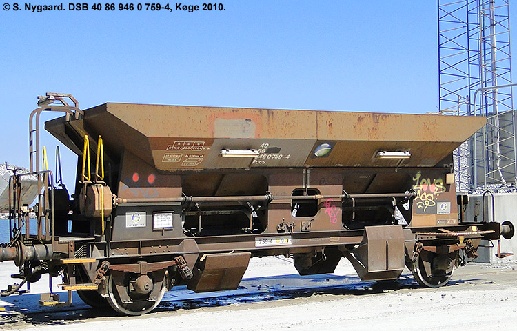 DSB Tjenestevogn 30 86 946 0 759-6 DSB Tjenestevogn 30 86 946 0 759-6