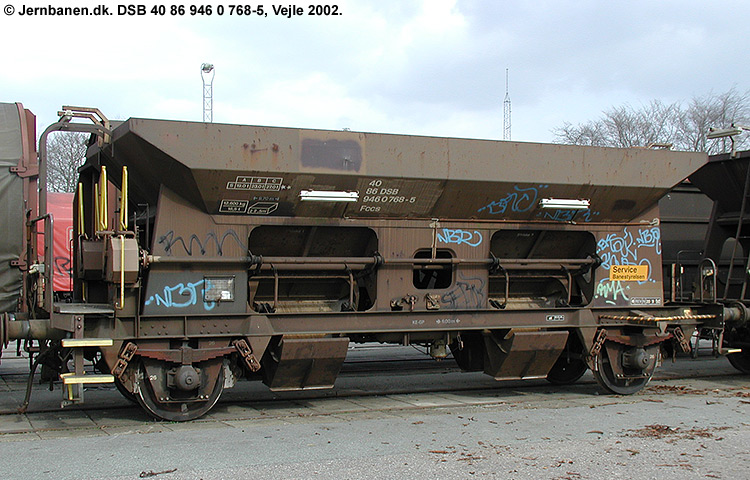 DSB Tjenestevogn 30 86 946 0 768-7 DSB Tjenestevogn 30 86 946 0 768-7