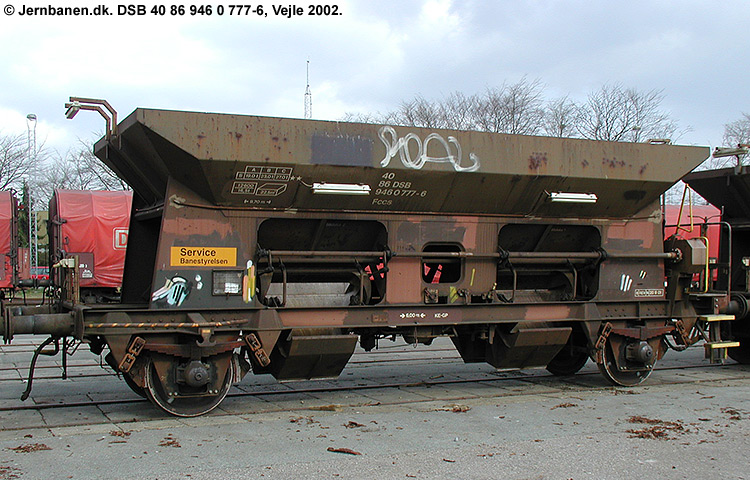 DSB Tjenestevogn 30 86 946 0 777-8 DSB Tjenestevogn 30 86 946 0 777-8